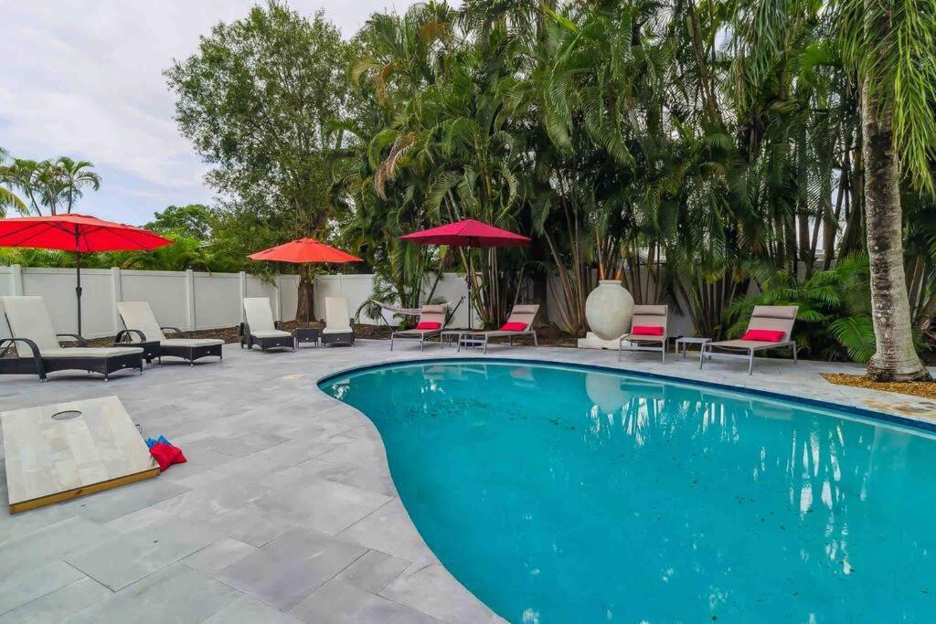 Private Oasis With Pool Near Beaches, Dining & Las Olas Fort Lauderdale Exterior foto