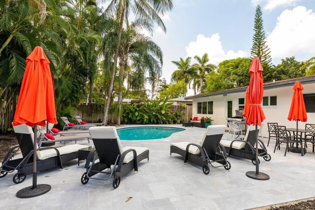 Private Oasis With Pool Near Beaches, Dining & Las Olas Fort Lauderdale Exterior foto